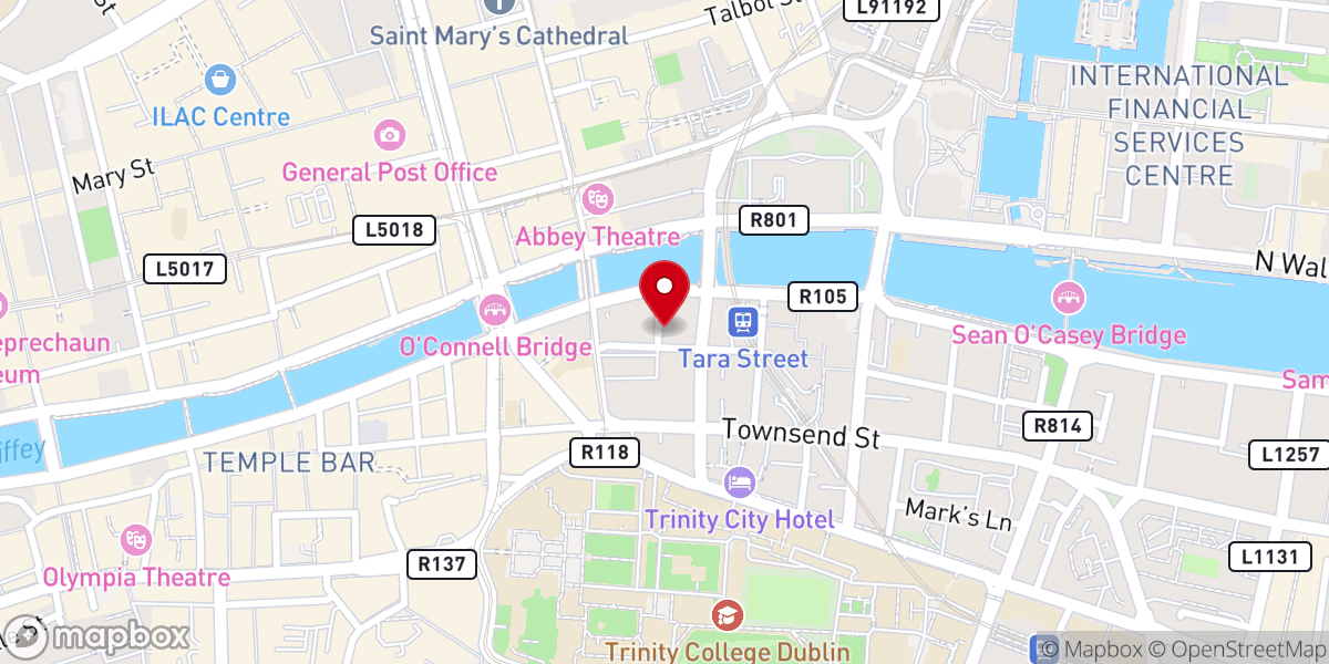 Map showing location of Diamond Way Buddhist Centre Dublin