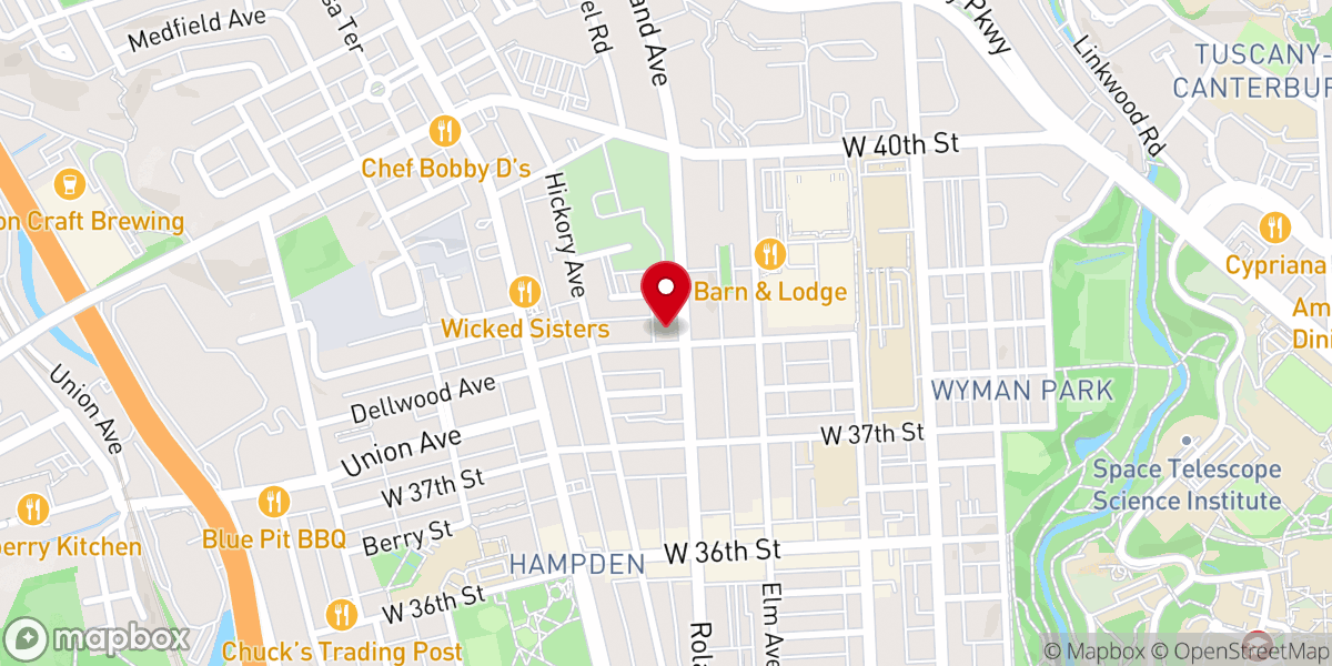 Map showing location of Good Shepherd United Methodist Church