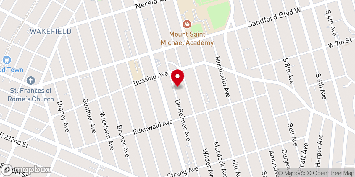 Map showing location of Christ Light Bearers Inc