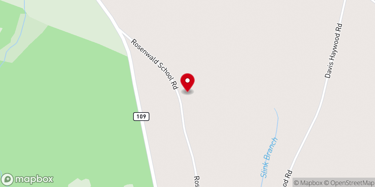 Map showing location of Mount Airy AME Zion Church