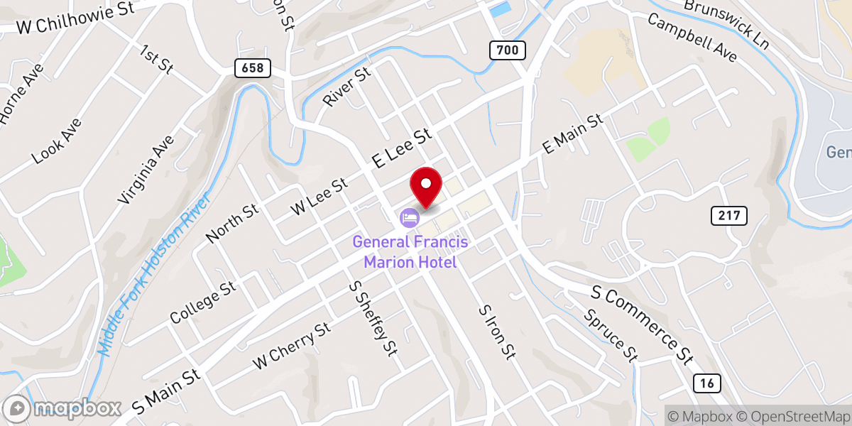 Map showing location of The Lincoln Theatre