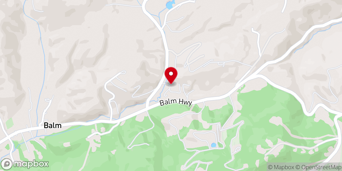 Map showing location of Cornerstone Cabins of Banner Elk