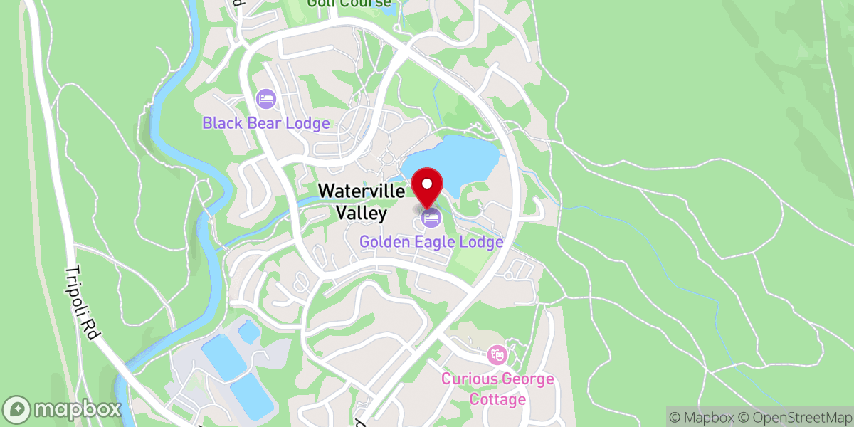 Map showing location of Golden Eagle Lodge Resort