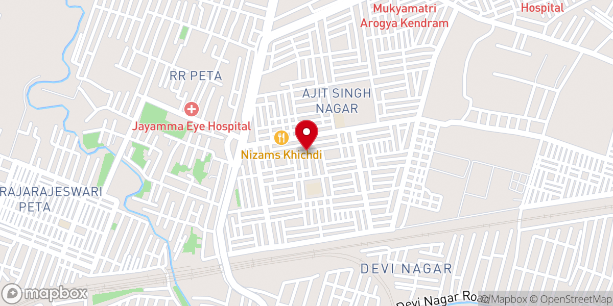 Map showing location of LEF Church Ajith Sing Nagar