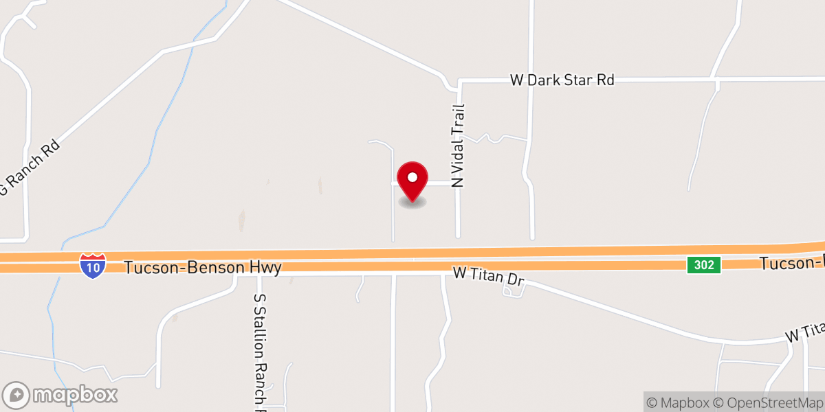 Map showing location of Community Food Pantry of Benson