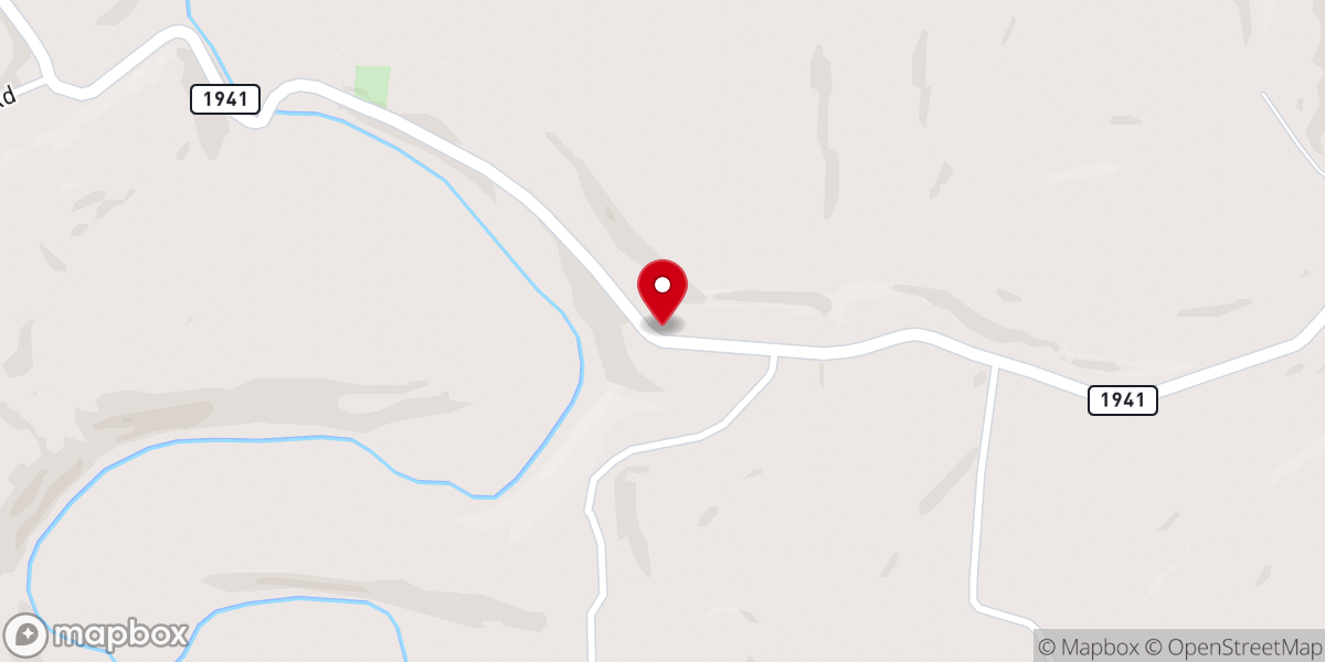 Map showing location of Benton Church