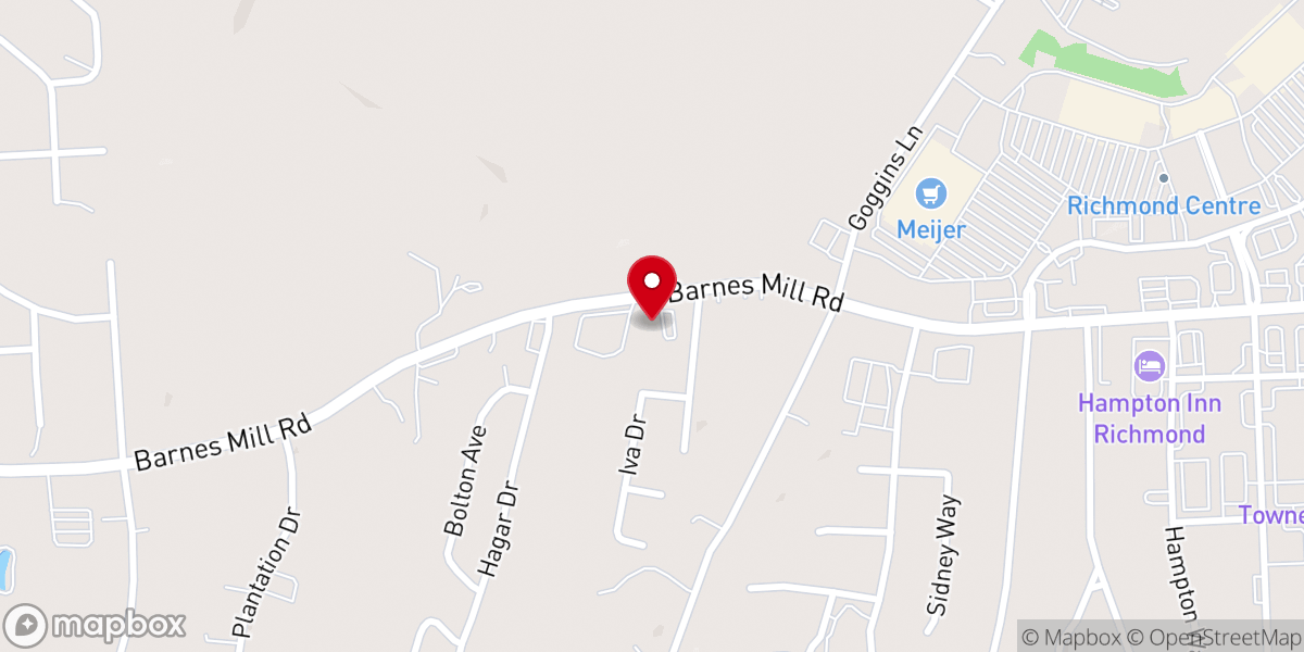 Map showing location of St Thomas Lutheran Church