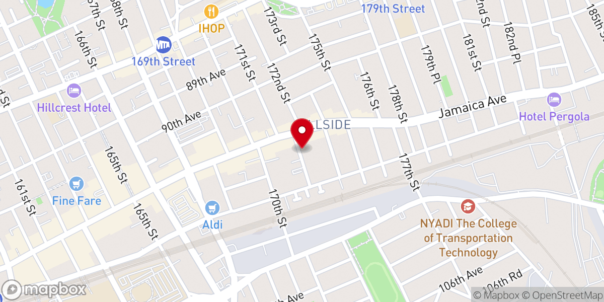 Map showing location of IGLESIA CRISTIANA DE RESTAURACIÓN EL SHADDAI