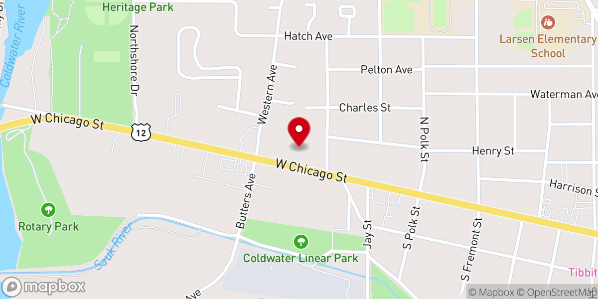 Map showing location of Agape Center Ministries