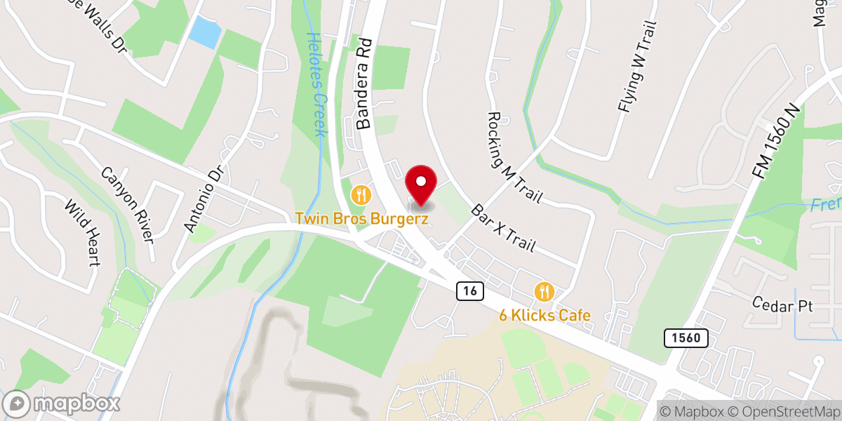 Map showing location of Forest Hills Presbyterian Church