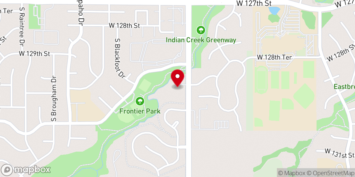 Map showing location of The Branches Church