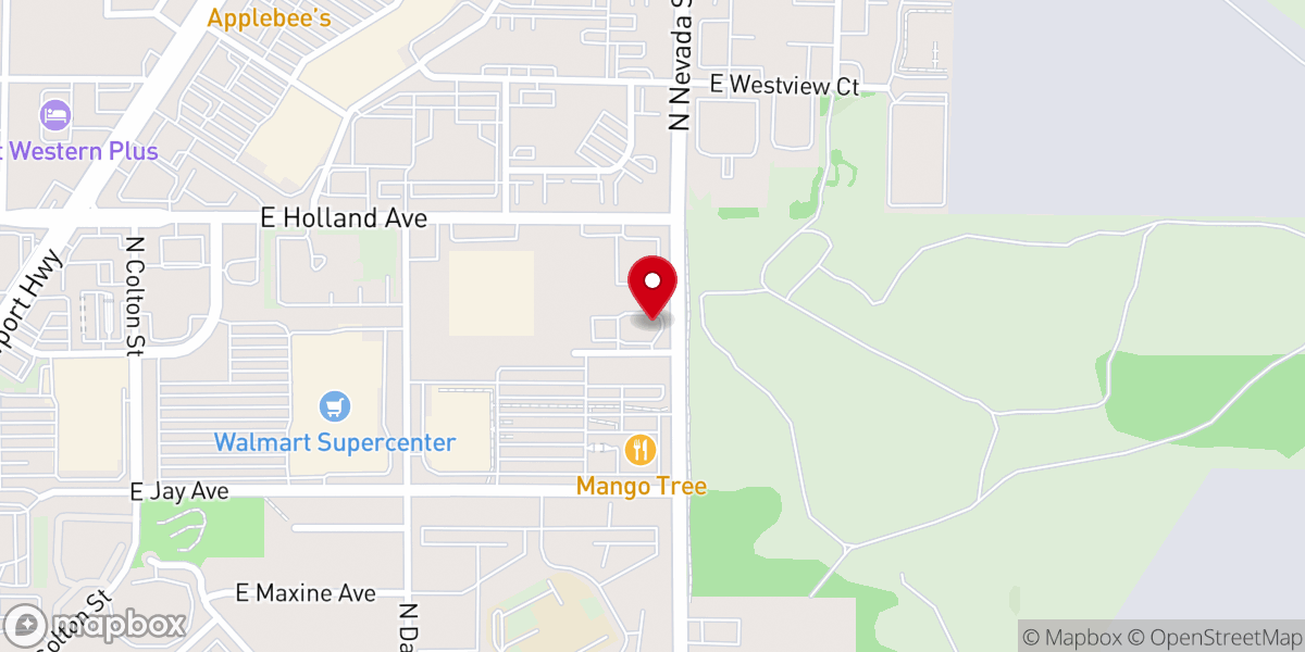 Map showing location of Genesis Church