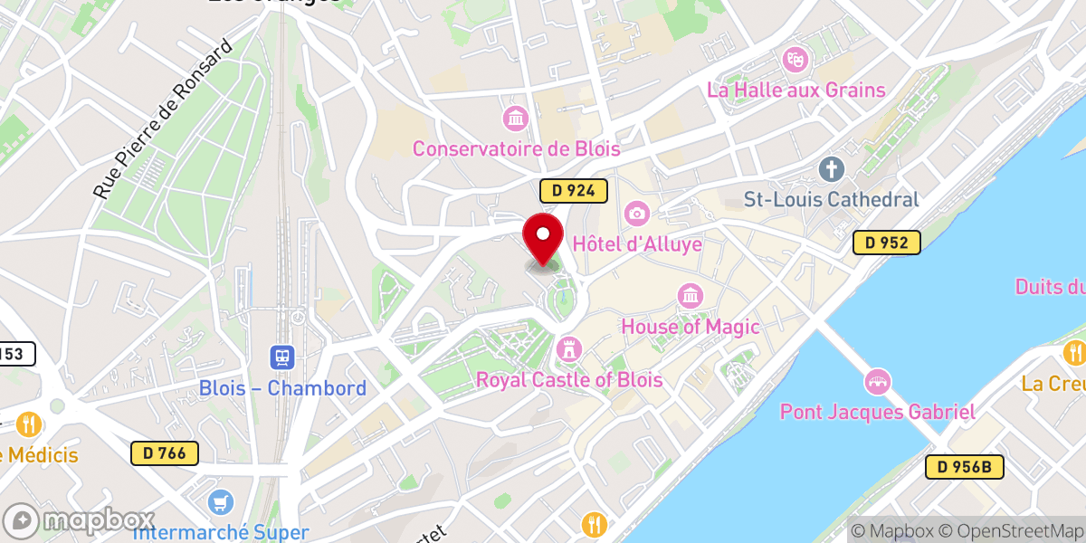 Map showing location of Église Saint-Vincent-de-Paul