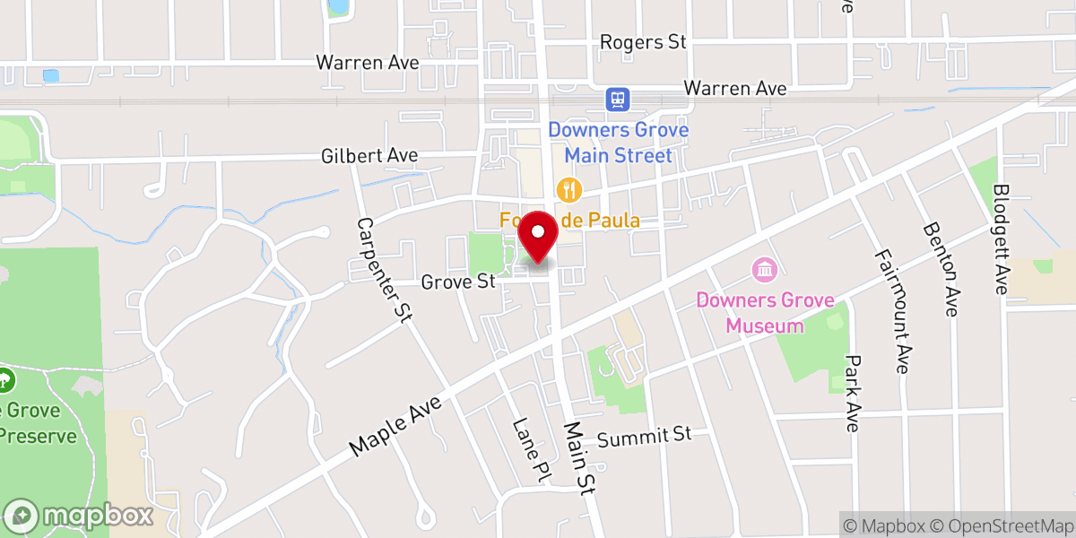Map showing location of Redeemer Church
