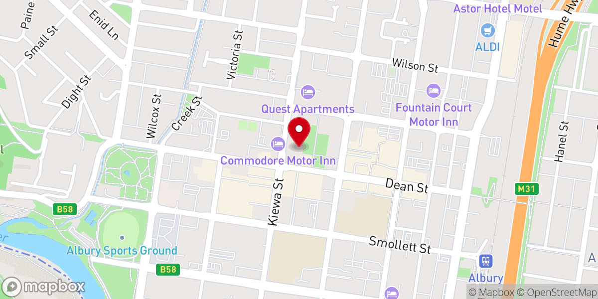 Map showing location of St. Matthew's Church