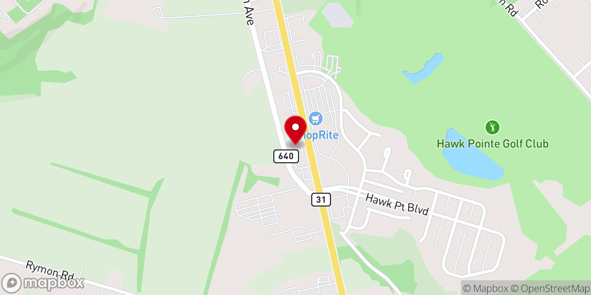 Map showing location of St. Luke's Warren Hills Family Practice