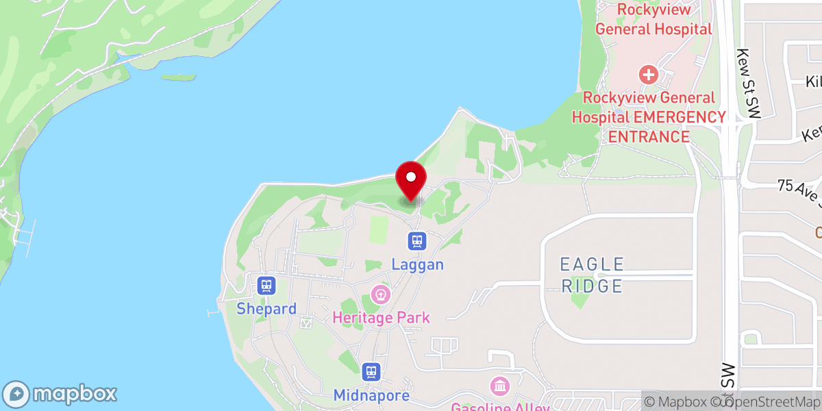 Map showing location of Our Lady of Peace Mission