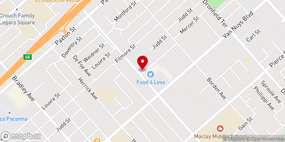 Map showing location of Mt Gilead Baptist Church