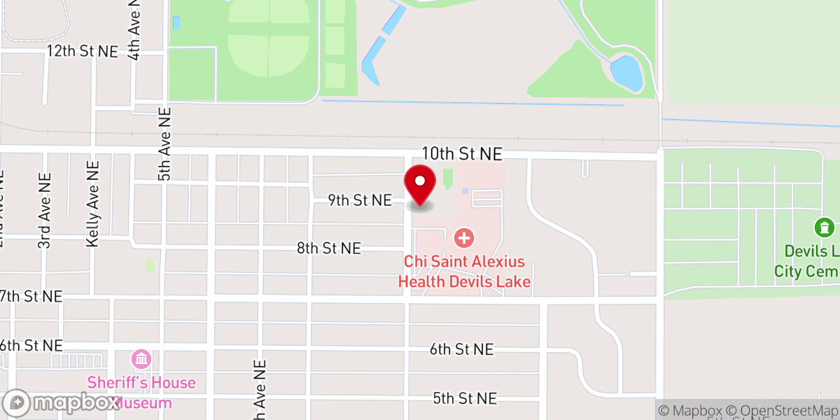 Map showing location of St.Joseph Elementary School