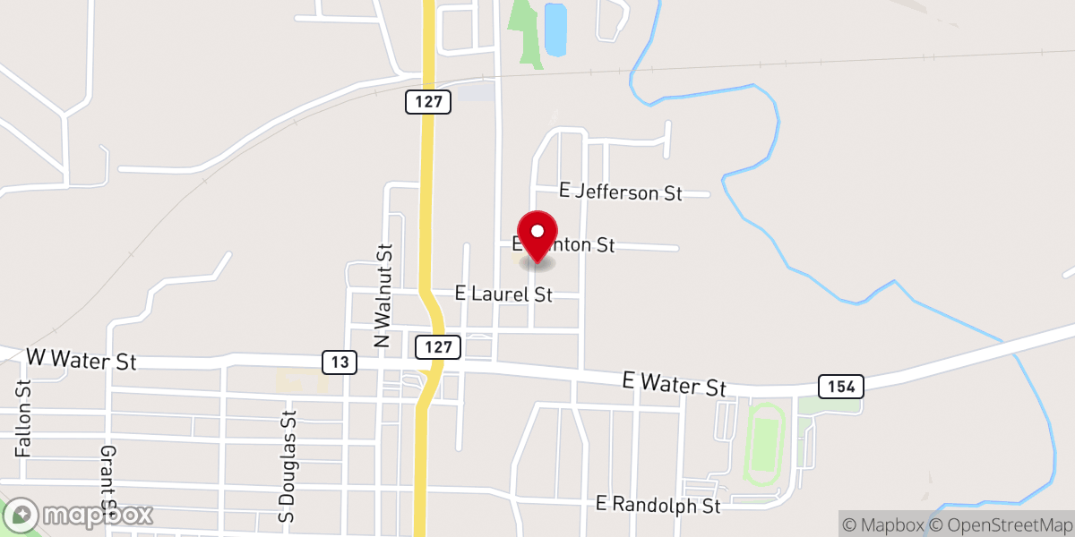 Map showing location of St Bruno Parish Center
