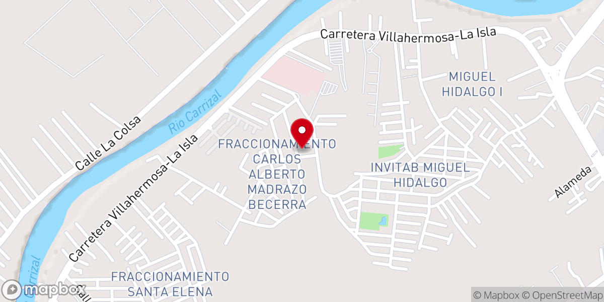 Map showing location of Parroquia Apóstol San Judas Tadeo