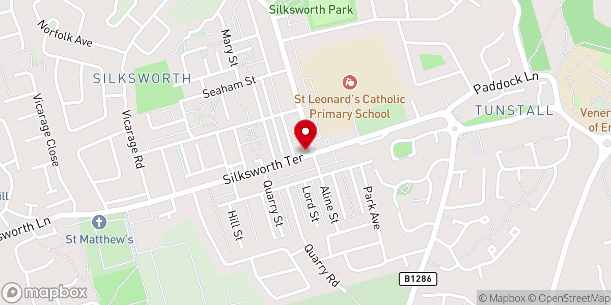 Map showing location of Calvary Christian Fellowship