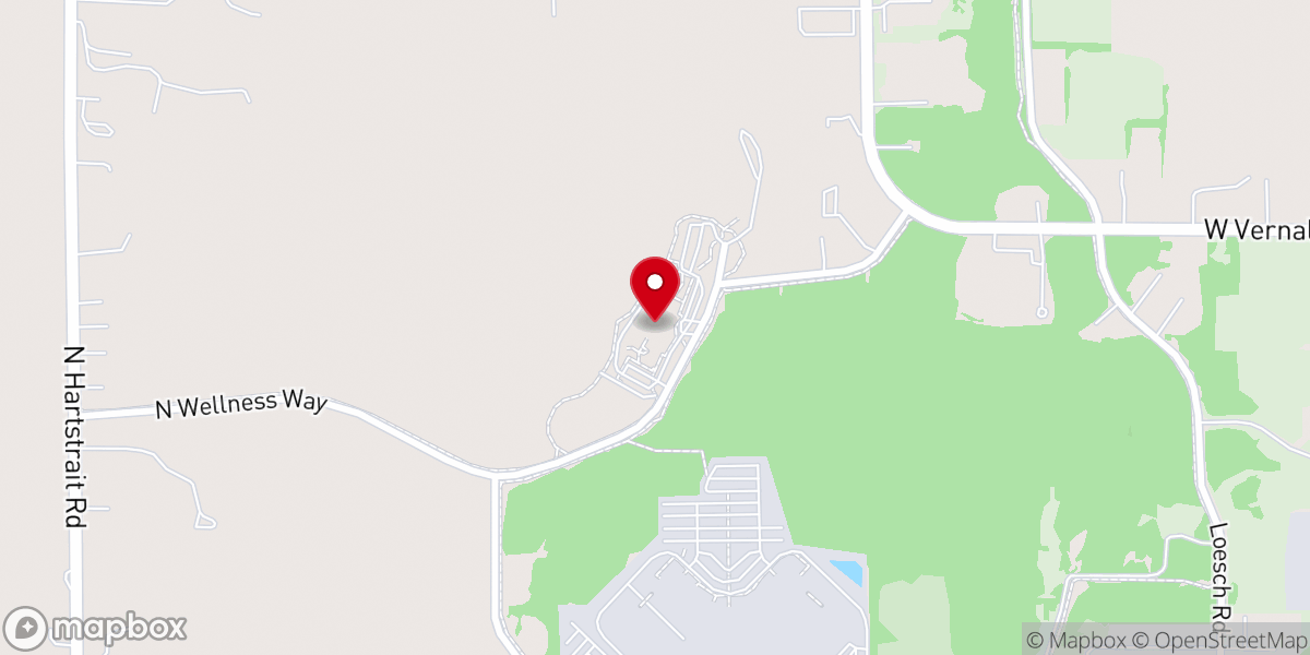 Map showing location of YMCA of Monroe County - Northwest