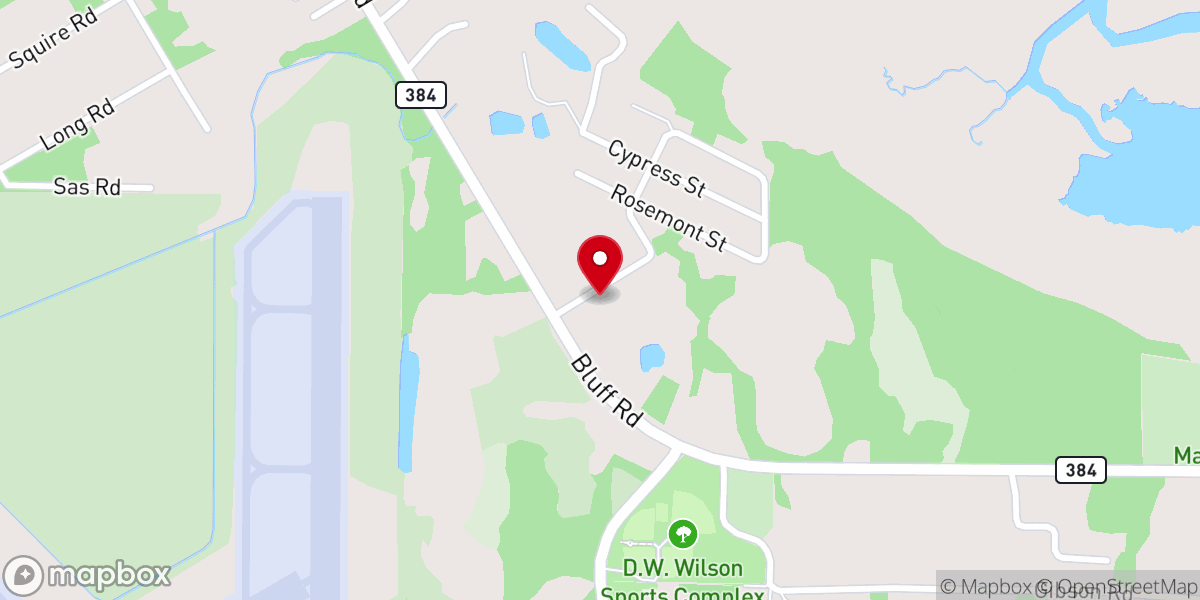 Map showing location of Highland Park Community Church of Apalachicola