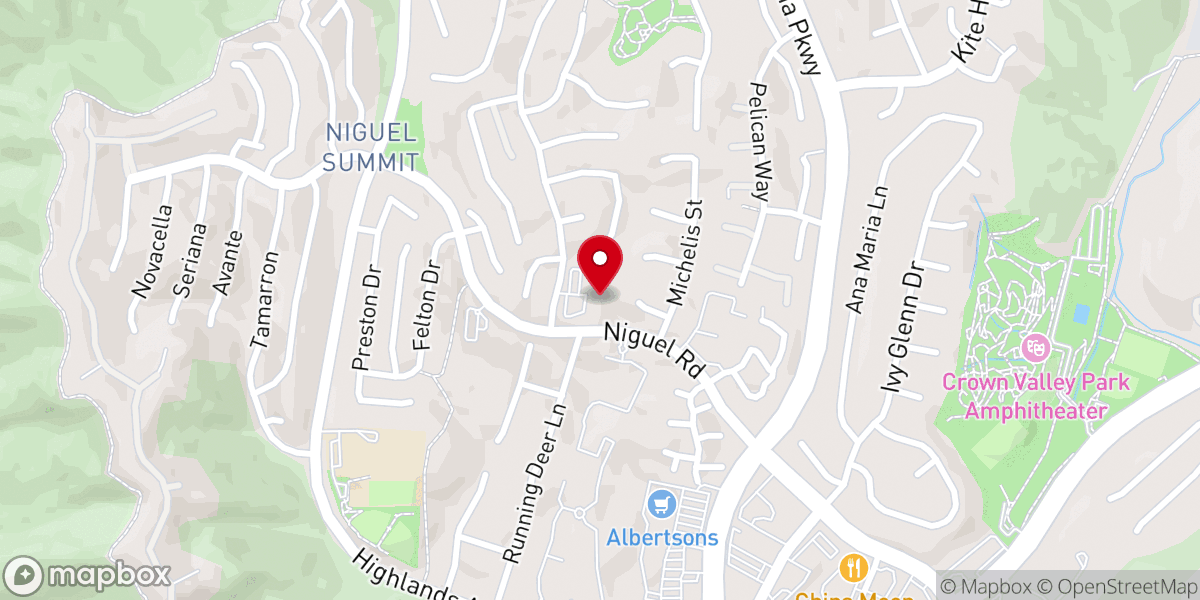 Map showing location of Laguna Niguel Seventh-day Adventist Church