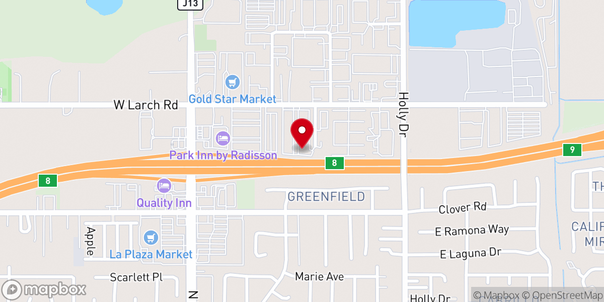 Map showing location of Central Valley Party