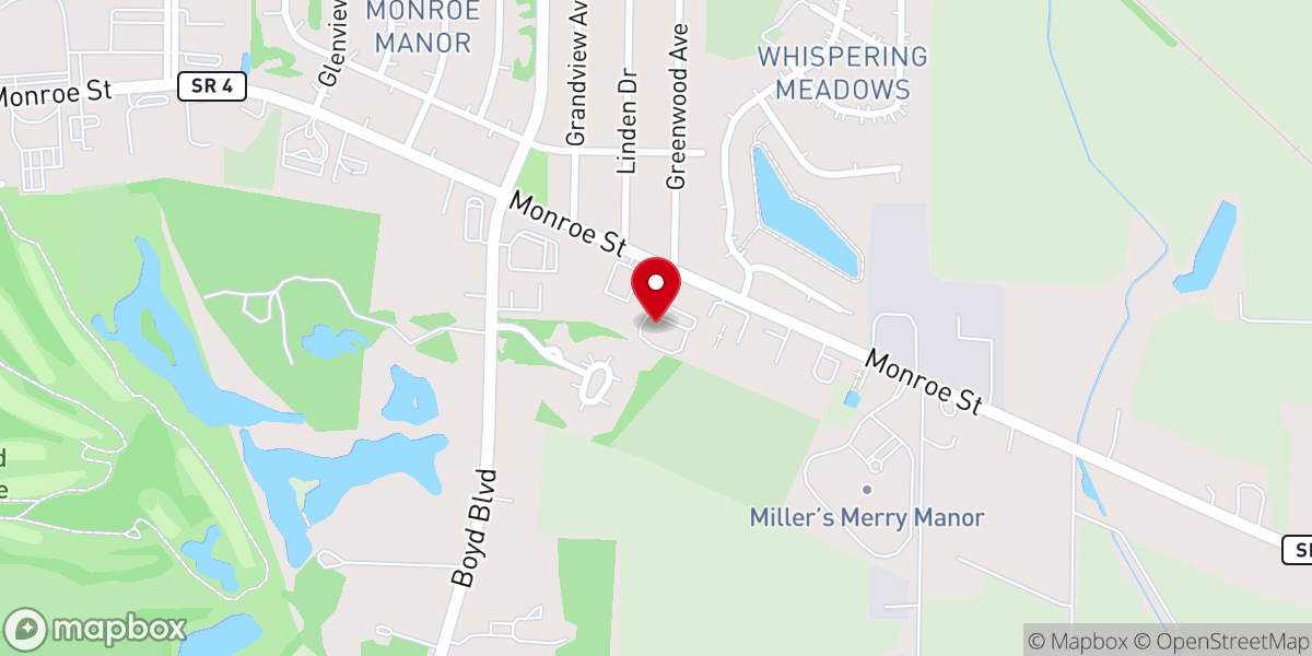 Map showing location of The Salvation Army