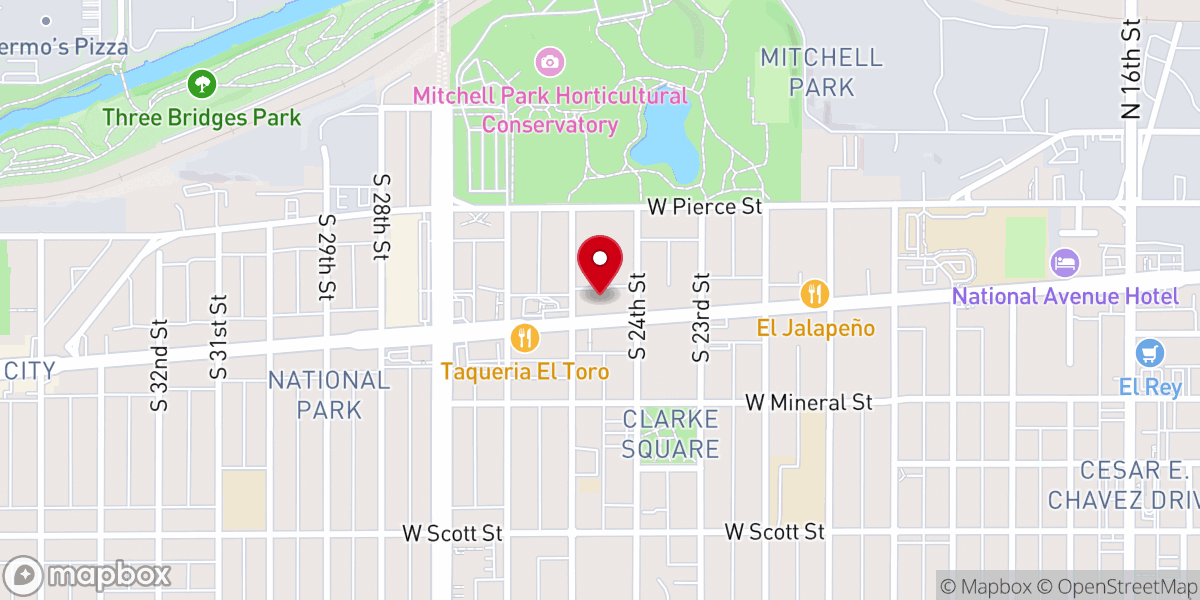 Map showing location of Life Restoration Church