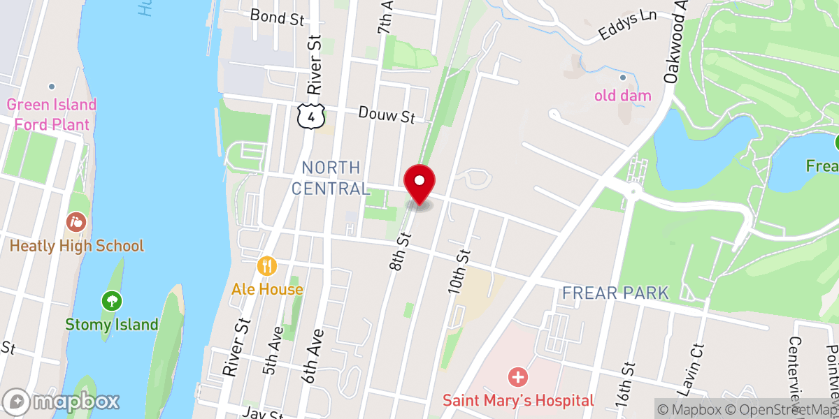Map showing location of Holy Serenity Church of God in Christ