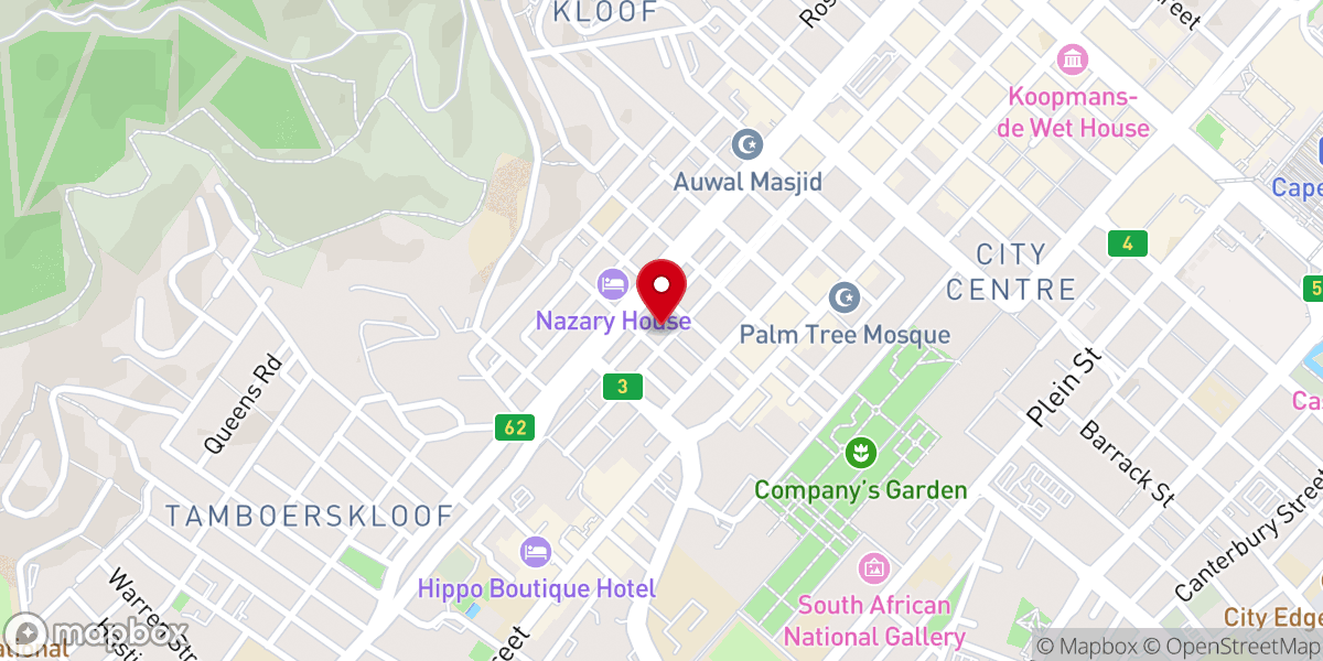 Map showing location of St. Paul's