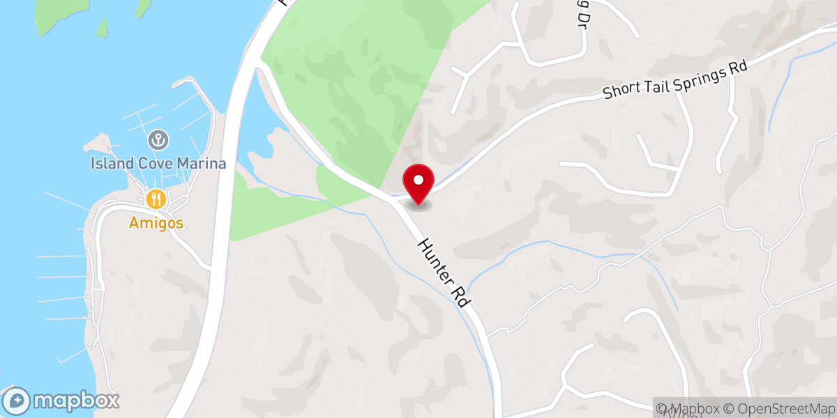 Map showing location of Lakewood Baptist Church