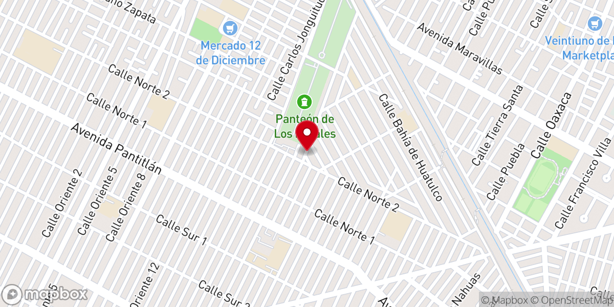 Map showing location of IGLESIA BAUTISTA Elohim