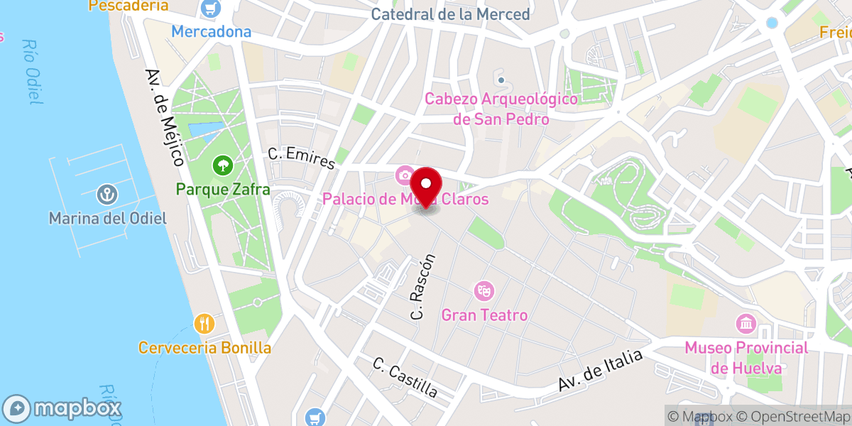 Map showing location of COFRADÍA DE LA SANTA CRUZ