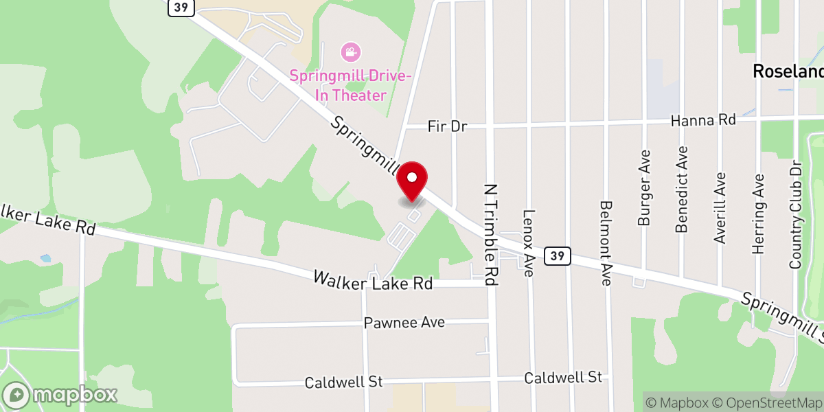 Map showing location of Christian Life Church