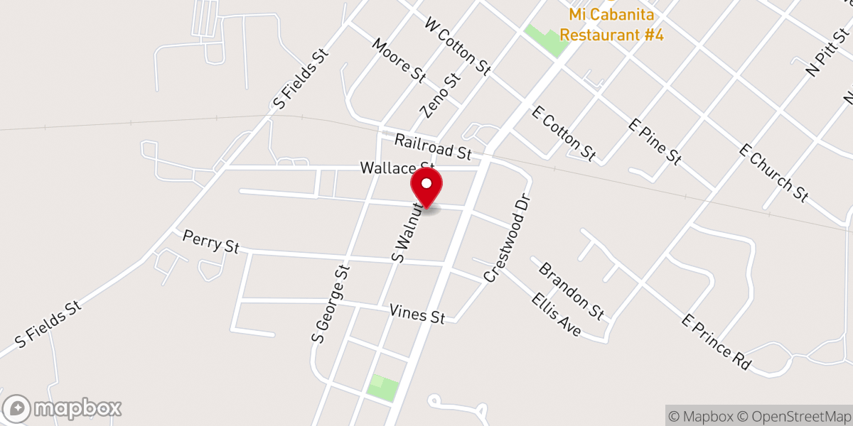Map showing location of St. Stephen's AME Zion Church