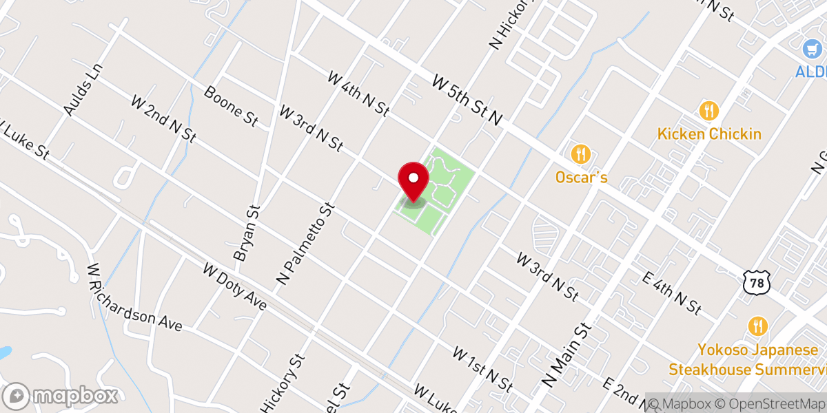 Map showing location of Elevation Church - Summerville