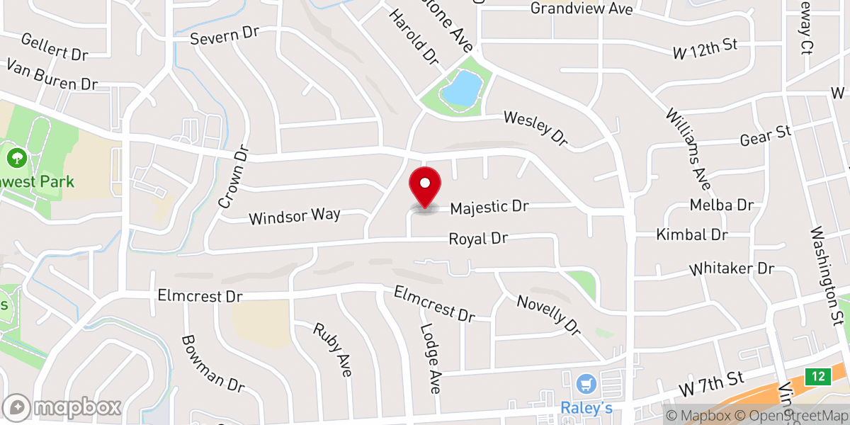 Map showing location of West Coast Honor Camp