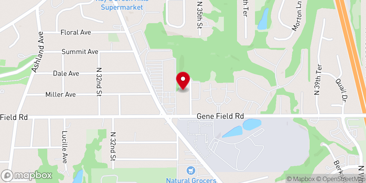 Map showing location of Renew Church