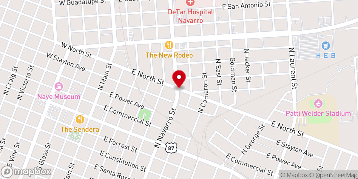 Map showing location of Mt Salem Baptist Church