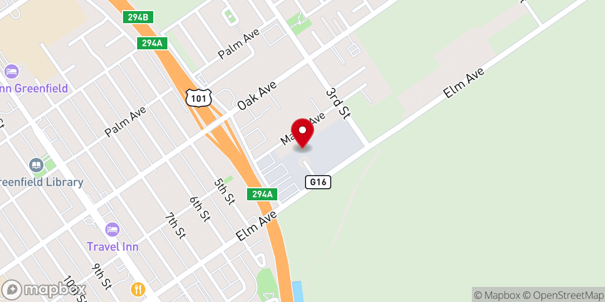 Map showing location of El Shaddai Church