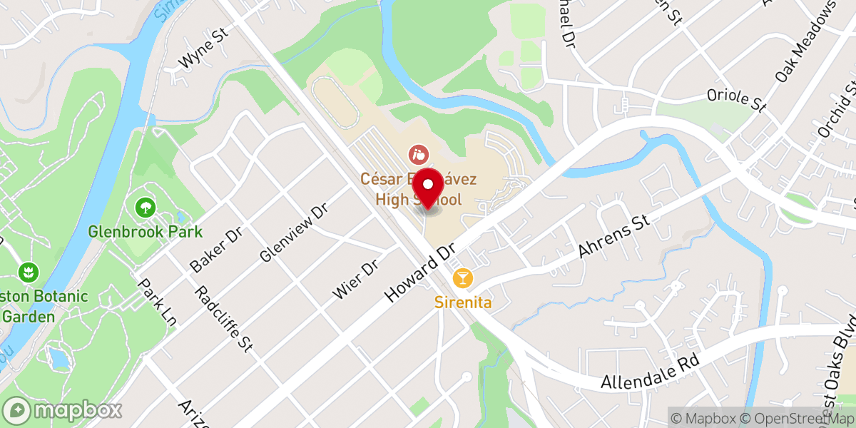 Map showing location of Iglesia Pentecostal Unida Hispana De Dover
