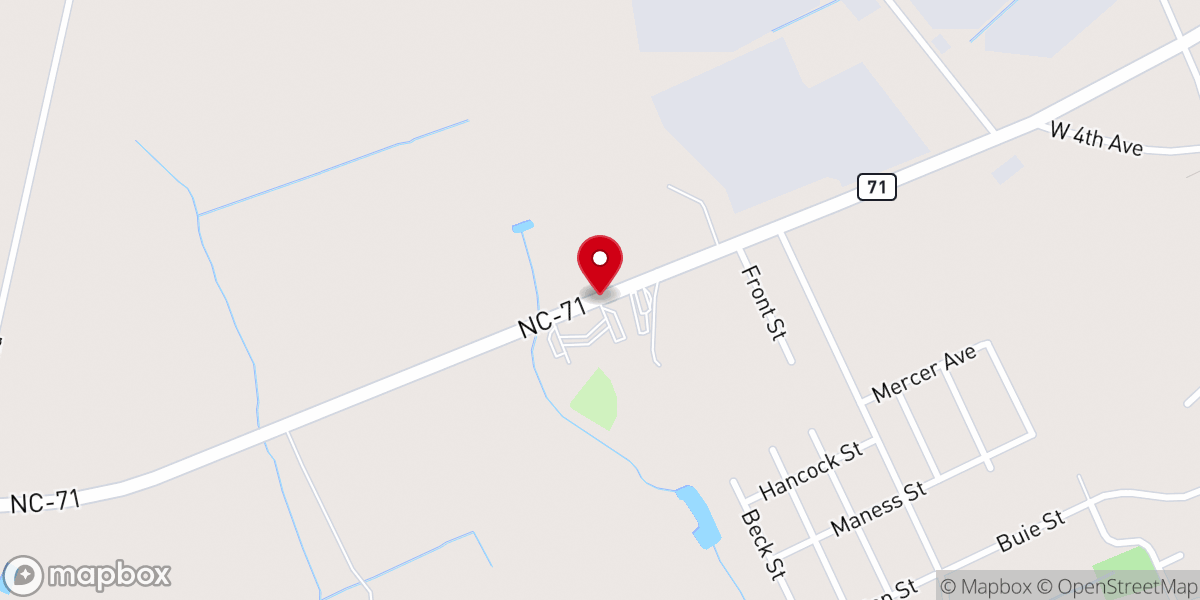Map showing location of Praise & Worship Ministries