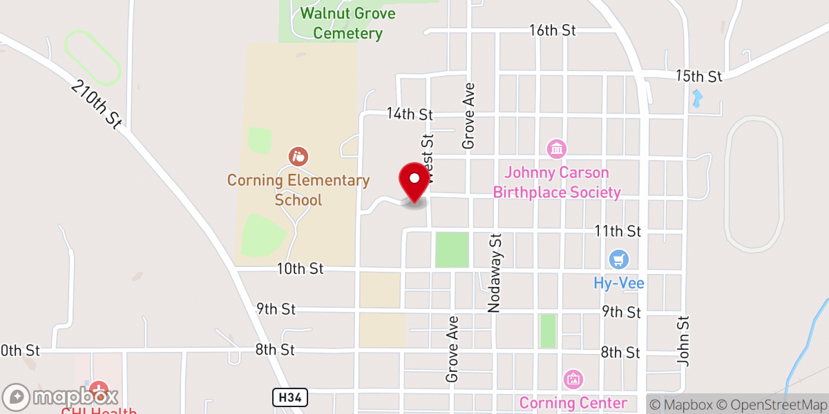 Map showing location of Church Mouse Ministries