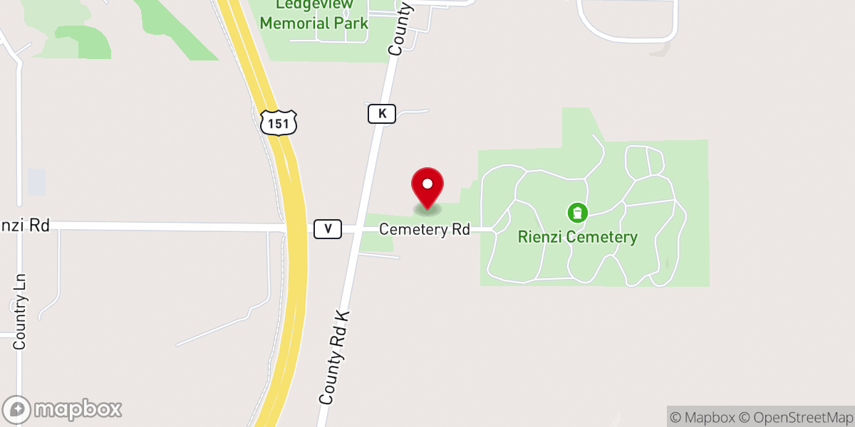 Map showing location of Chapel Mausoleum