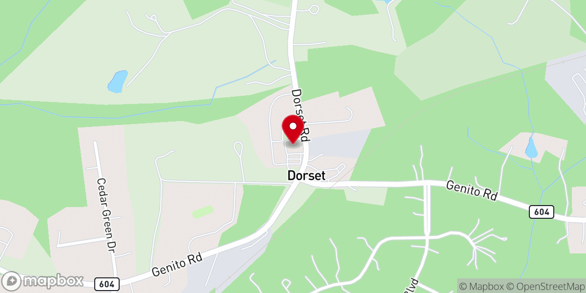 Map showing location of Graceland Baptist Church