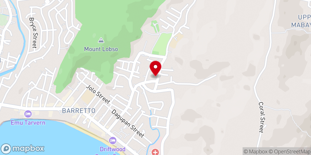 Map showing location of Jesus Is Lord Church-Barretto
